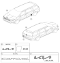 Diagram for 2023 Kia Carnival Emblem - 86300R0500