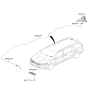 Diagram for Kia Carnival Antenna Cable - 96220R0100