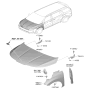 Diagram for 2026 Kia Carnival Hood - 66400R0040