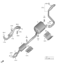 Diagram for Kia Carnival Muffler - 28600R0120