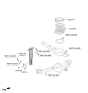 Diagram for Kia Carnival Coil Spring Insulator - 55334R0000