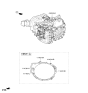 Diagram for 2025 Kia Carnival Transmission Assembly - 450003D990