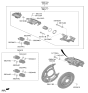 Diagram for 2026 Kia Carnival Brake Caliper - 58310ESA00