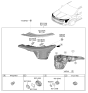 Diagram for 2025 Kia Carnival Headlight - 92102R0740