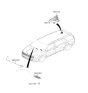 Diagram for 2026 Kia Carnival Antenna - 96210R0610ISG