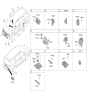 Diagram for 2025 Kia Carnival Air Bag Control Module - 95910ES100