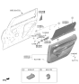 Diagram for Kia EV9 Power Window Switch - 93581DO200RBQ