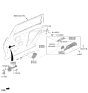 Diagram for Kia EV9 Door Lock - 81420DO200
