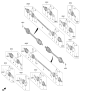 Diagram for Kia EV9 Axle Shaft - 49500DO200