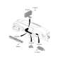 Diagram for Kia EV9 A/C Switch - 97250DO000MLF