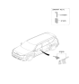 Diagram for Kia EV9 Ignition Lock Assembly - 81905DO000