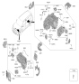 Diagram for Kia EV9 Engine Mount Bracket - 217C0CU000