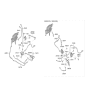 Diagram for Kia EV9 Coolant Reservoir Hose - 25450DO500