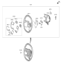 Diagram for Kia EV9 Steering Wheel - 56111DO100NJR