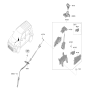 Diagram for Kia Soul Automatic Transmission Shift Levers - 46700K0110