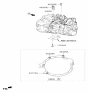 Diagram for 2020 Kia Soul Transmission Assembly - 430002D196