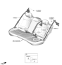 Diagram for 2025 Kia Soul Seat Belt - 89810K0500WK