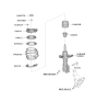 Diagram for Kia Soul Coil Springs - 54630K0040