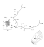 Diagram for Kia Soul Parking Brake Cable - 59770K0200