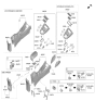 Diagram for Kia Armrest - 84660K0000CSU