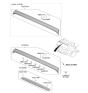 Diagram for 2025 Kia Soul Windshield Washer Nozzle - 98931K0000