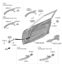 Diagram for 2025 Kia Soul Door Handle - 82661K0110