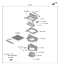 Diagram for 2025 Kia Soul Blower Motor - 97113H8000