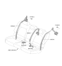 Diagram for 2025 Kia Seltos Seat Belt - 89850Q5500WK