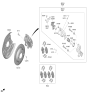 Diagram for Kia Brake Caliper - 58311Q5A20