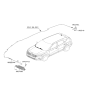 Diagram for 2025 Kia Seltos Antenna - 96210Q5000FSB