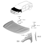 Diagram for Kia Hood Hinge - 66910Q5000