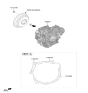 Diagram for 2026 Kia Seltos Transmission Assembly - 450004GFP0