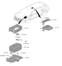 Diagram for 2024 Kia Sorento Battery Tray - 37150R5000