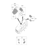 Diagram for 2024 Kia Sorento Dome Light - 92810R5720WK
