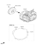Diagram for 2024 Kia Sorento Transmission Assembly - 450004GGF5
