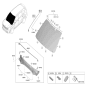 Diagram for 2024 Kia Sorento Windshield - 86110R5560