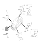 Diagram for 2025 Kia Sorento ABS Control Module - 58910R5FA0
