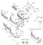 Diagram for 2024 Kia Sorento Bumper - 86510R5JB0