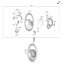 Diagram for 2026 Kia Sorento Steering Wheel - 56111P2350MY7