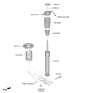 Diagram for 2024 Kia Sorento Coil Spring Insulator - 55334P2000