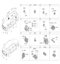 Diagram for Kia K4 Antenna - 95460O6100
