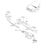 Diagram for 2024 Kia Sorento Wiper Arm - 98311R5000