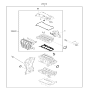 Diagram for 2025 Kia Sportage Cylinder Head Gasket - 209202SH02