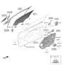 Diagram for 2024 Kia Sorento Window Regulator - 82481R5010