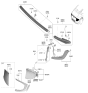 Diagram for Kia EV6 Air Duct - 86698CV100