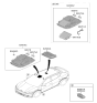 Diagram for 2025 Kia EV6 Dome Light - 92850CV100OFW