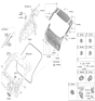 Diagram for 2025 Kia EV6 Tailgate Lock - 81800CV100