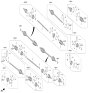 Diagram for 2026 Kia EV6 Axle Shaft - 49500CV100