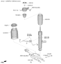 Diagram for 2025 Kia EV6 Coil Spring Insulator - 55334AR000
