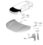 Diagram for 2025 Kia EV6 Fender - 66311CV000